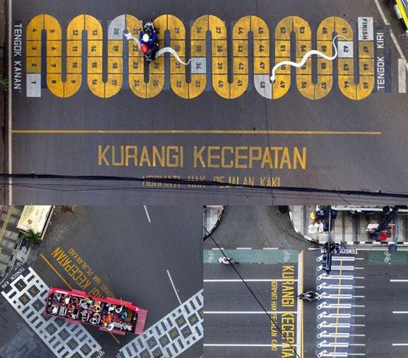 Bandung Punya Zebra Cross Unik