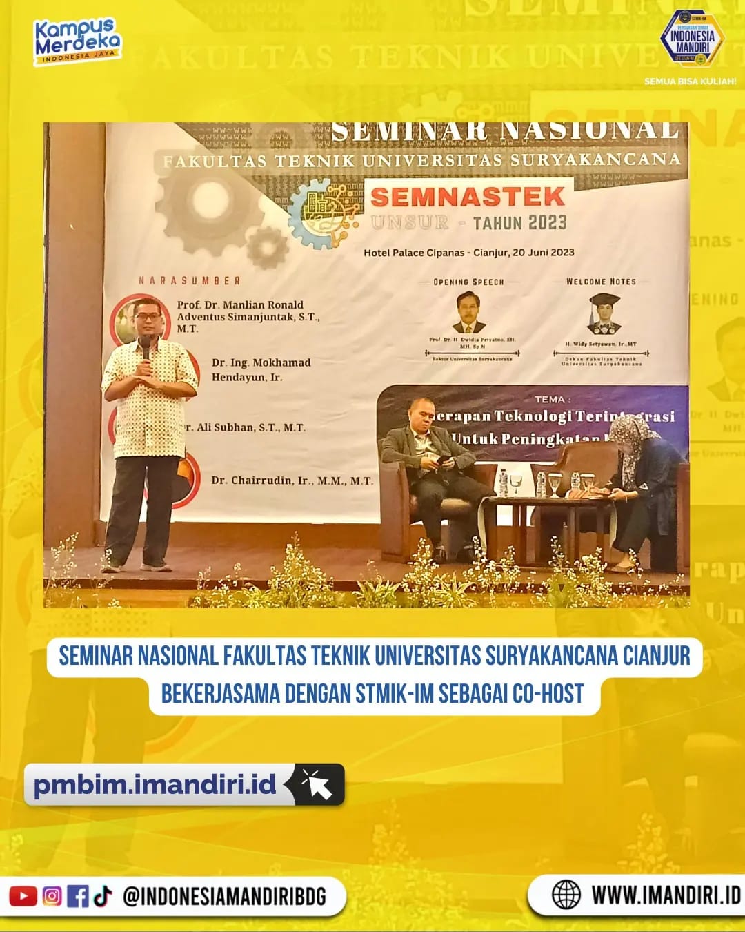 Seminar Nasional Teknik Terkini yang Akan Menginspirasi Revolusi Teknologi Seminar Nasional Teknik Terkini yang Akan Menginspirasi Revolusi Teknologi